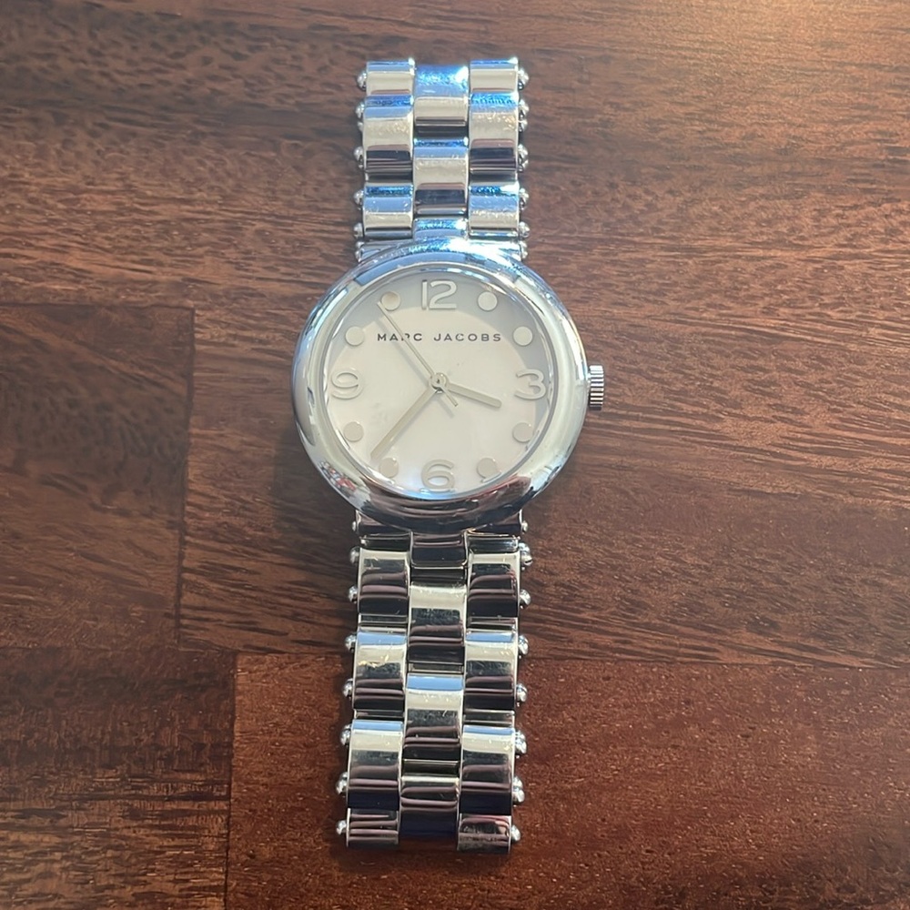 Marc by Marc Jacobs silver watch